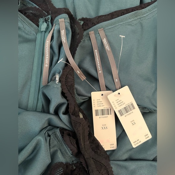 Anthropologie High-Slit Scoop-Neck Lace-Trim Midi Dress - Picture 6 of 6